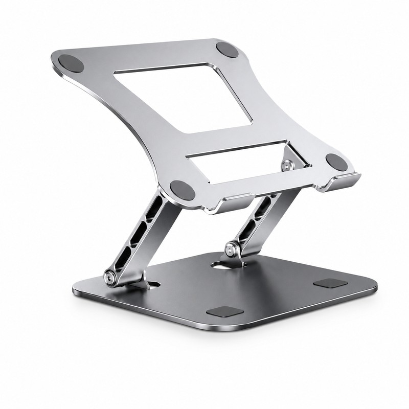 Adjustable Carbon Steel Laptop Stand, Foldable Cooling Holder for Laptops