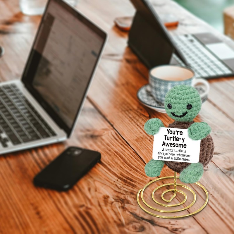 QingVoTool Crochet Doll Stands 6Pcs, Stuffed Animal Display Stands, Metal