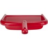 SPARTA Large Handheld Dustpan with Hanging Hole, Heavy-Duty Plastic Dustpan