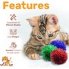 Tuff Kitty Puff Pack of 6 Standard 1.5 Inch Sparkle