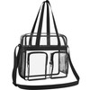 Oraben Clear Bag for Stadium Events 12x6x12 Gym Totes Clear