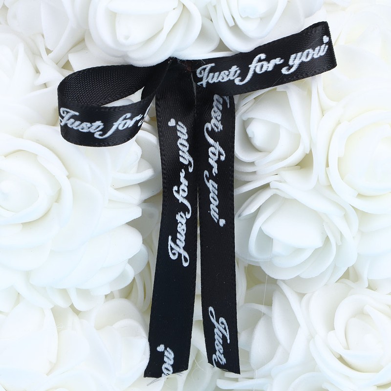 Unique Cute Bear Shape Simulation Artificial Rose Flower with Bowknot