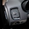 Carbon fiber dashboard air vent cover AC outlet trim kit