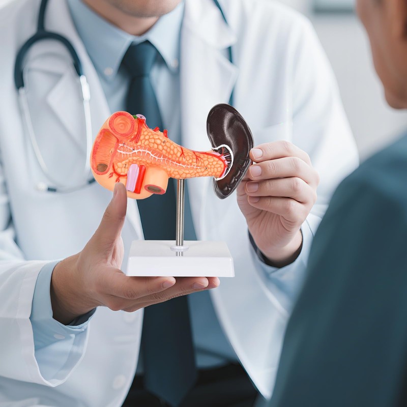 Simedutech Pancreas Spleen Anatomy Model, Normal