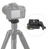 QR40 Aluminum Alloy Black Universal Quick Release Plate Clamp Mount