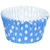 Holly Cupcakes 180 Excellent Quality Blue Polka Dot Muffin Cases