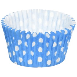 Holly Cupcakes 180 Excellent Quality Blue Polka Dot Muffin Cases