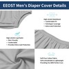 EEOST Adult Diaper Cover for Incontinence Noiseless Leak-Protection Underwear Plastic