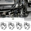 4 Pcs T Bolt Hose Clamps, 304 Stainless Steel Hose