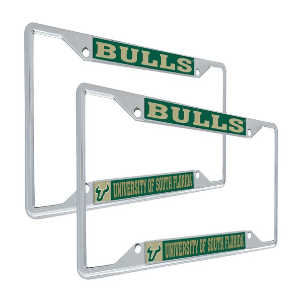 Desert Cactus University of South Florida Car Accessories Metal License