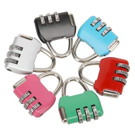 Cerradura de combinación de viaje de 3 dígitos de aleación de zinc, candado de combinación pequeño seguro para veliz, maletines de equipaje, maletines de computadora, mochilas y cajón, kit de
