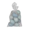Gisela Graham Teal and Gold Speckled Egg Easter Decorations