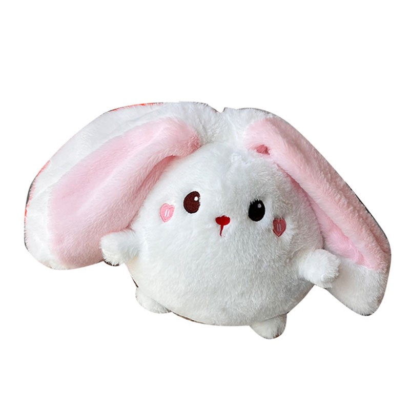 Animal Plush Doll Adorable Soft Reversible Persimmon Plush Toy Pillow