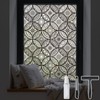 DKTIE Boho Stained Glass Look Window Privacy Film with Installation