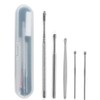 [Lungs_62] Portable Earwax Cleaning Brush with Hard Case and Storage Container (46381962) / [룽스_62]하드케이스 보관통포함 청소솔 귀지 휴대용 (46381962)
