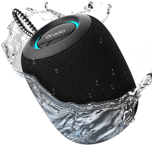 Oraolo Bluetooth Speaker, IPX7 Waterproof Portable Bluetooth Speaker with 16W