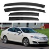 IG Window Visors Fit for 2009-2011 Lincoln MKS, Out-Channel Rain