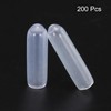 TA-VIGOR 200Pcs Rubber End Caps 2mm ID Flexible Round Thread