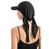 ZLYC Women's Summer Chemo Headwear with Brim Visor Pre-Tied Lightweight