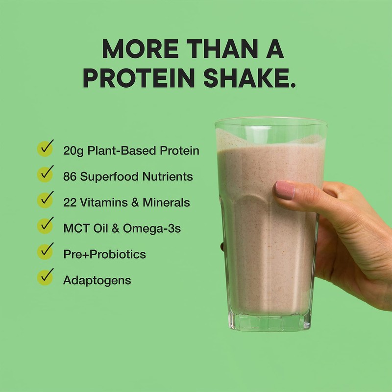 VitaHustle ONE Superfood Plant Protein Powder Vanilla, 20G Vegan Protein,