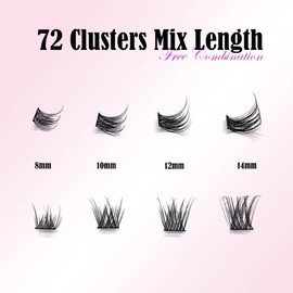 Lash&Glow Lash Clusters -Poppy