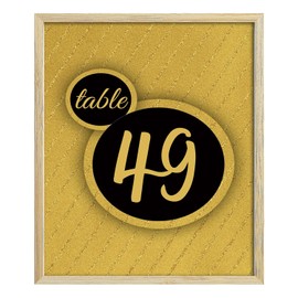 Darling Souvenir Doble Cara de impresión Globo de Texto Números de la Tabla Decorativo de la Boda de Mesa Tarjetas-4" x 6" (1 a 40)