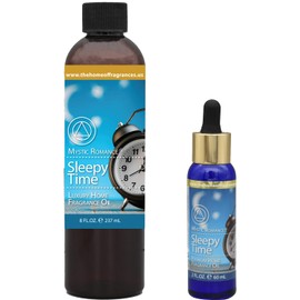  The Home of Fragrances - Set of 2 Bottles of Fragrance Oils - 2oz & 8oz (Sleepy Time)