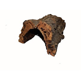 SAHAWA® Cork Bark Tunnel Tree Trunk Tunnel Length Approx. 30 cm Height Approx. 9 cm Natural Cork