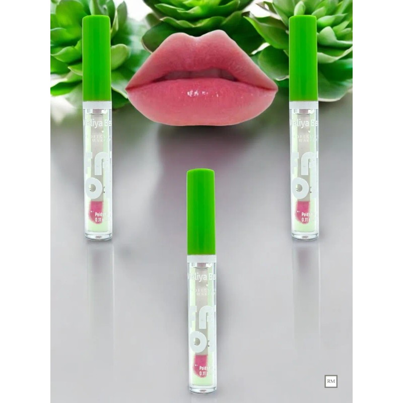Set De 3 Labial Lip Gloss Mágico De Aloe Vera