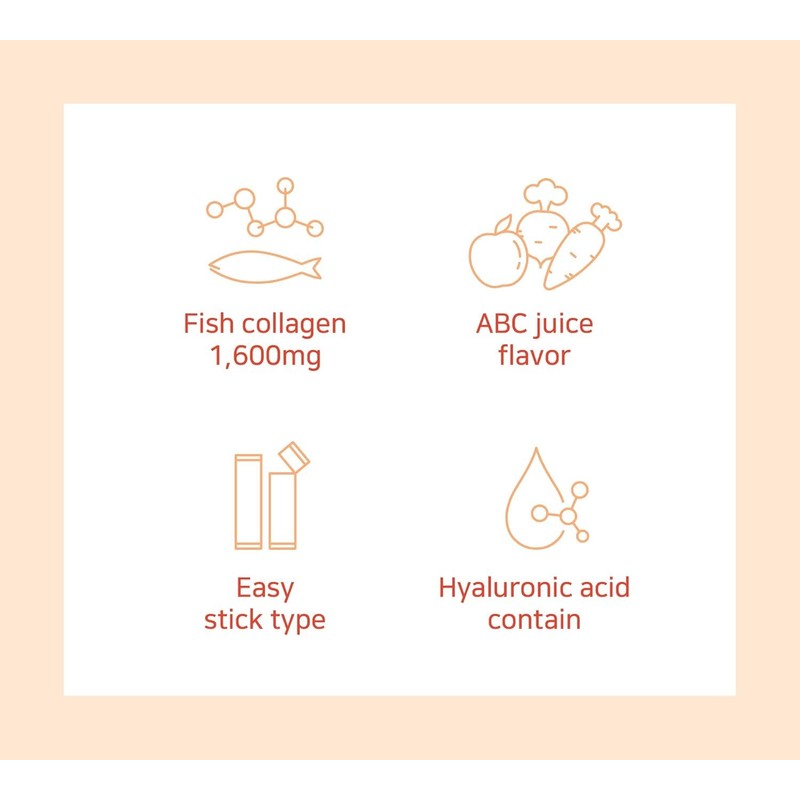 Mippeum ABC Juice Collagen Jelly Stick 20g * 15 Stick