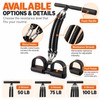 Pedal Resistance Band for Home Workouts – 75 lb Black
