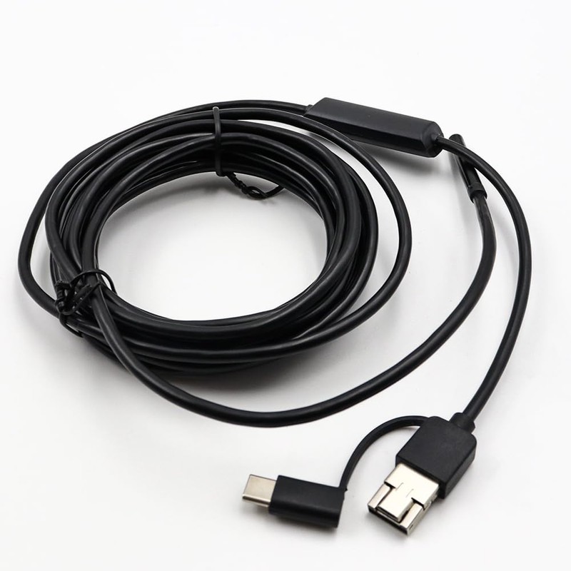 Alnicov Upgraded 5.5mm Ultra-Thin USB Inspection Camera Waterproof IP67 Snake