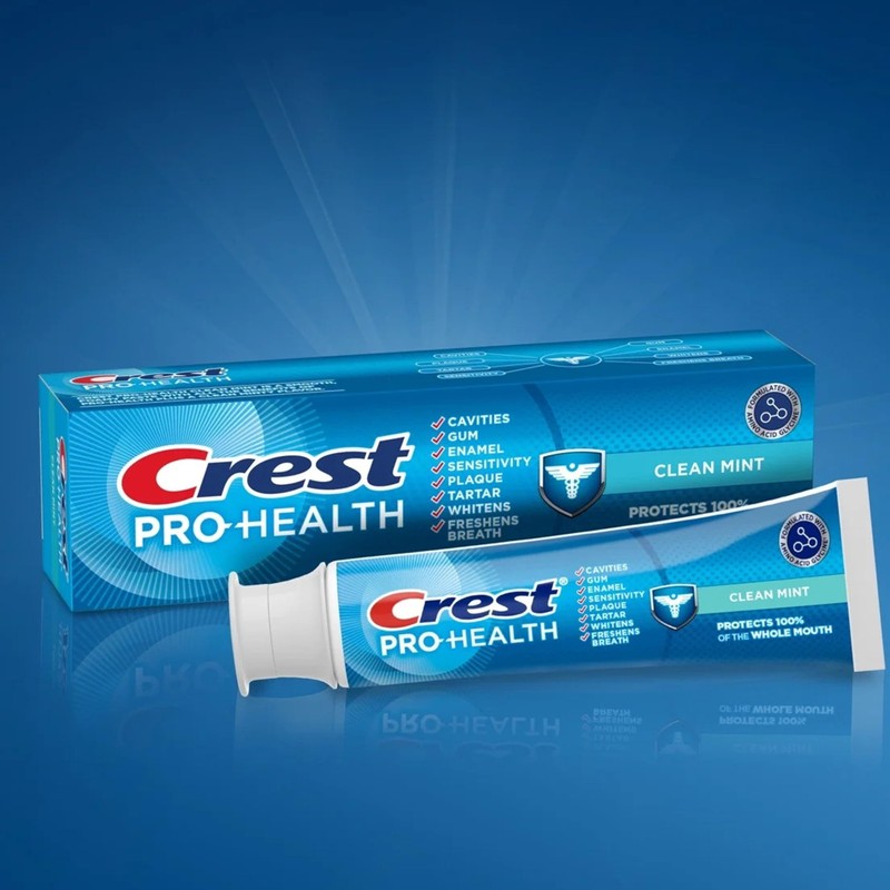 2pck Crest Pro-Health Clean Mint Toothpaste (2.6oz)