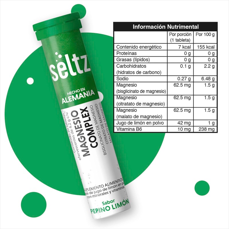 Seltz Magnesio Complex Tabletas Efervescentes