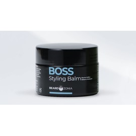 BOSS Styling Balm and Extreme Moisturizer by BeardZonia (Masculine Scent Collection) Long-lasting Leave-In Conditioner for Beard and Hair - Canadian Made - Boosts Beard Growth, Strengthens, Reduces Itching and Flaking - 100% All Natural Ingredients - Qui