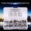 Hex Socket Bolts, Screws, Round Head Bolts, Stainless Steel, 60