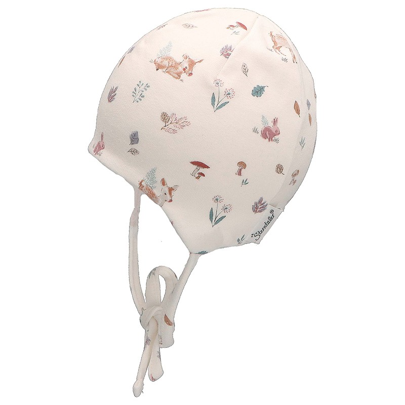 Sterntaler Girls' Beanie Fawn Hat, ecru