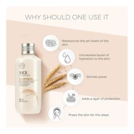 Tónico Hidratante Ceramida Rice The Face Shop 150ml Cuello Rostro
