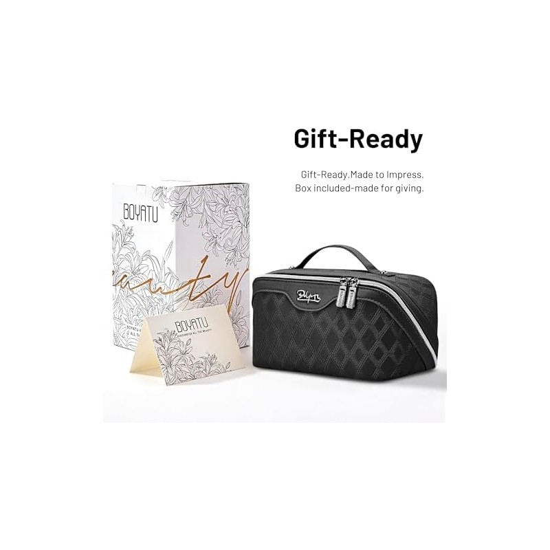 Travel Makeup Organizer, Compact Lightweight Accessory for Travel and Daily
