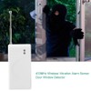 Leapiture 433MHz Vibration Alarm Sensor, Wireless Vibration Alarm Security Vibration