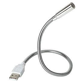LinaLife USB Flexible Bright LED Night Light Lamp Laptop Portable Computer Metal PC Modern USB LED Lamp, Computer Keyboard Light for Laptop, Flexible Gooseneck Tube