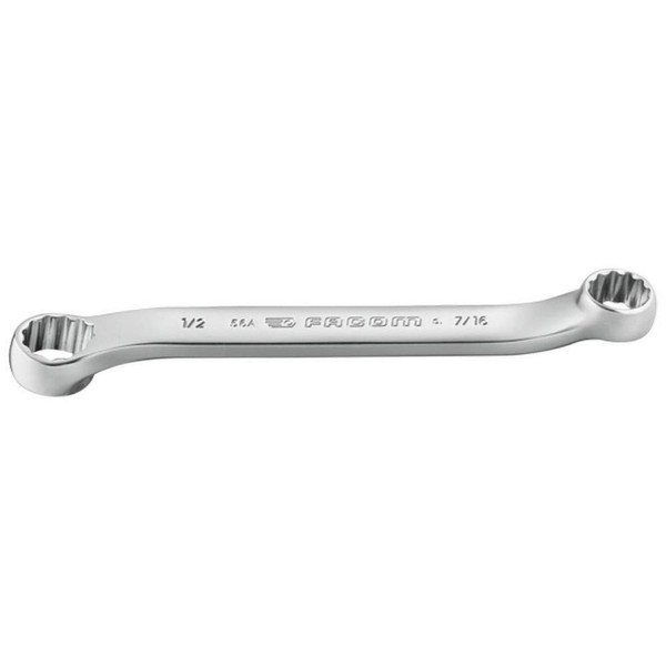 FACOM 56A.3/16X7/32 Series 56A Inch 10° Hinged Short-Reach Ring Wrench, 3/16 inch x 7/32 inch Size