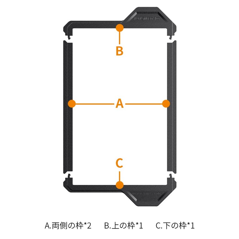 K&F CONCEPT Square Filter Protective Case 100x150mm Drop Proof, Convenient