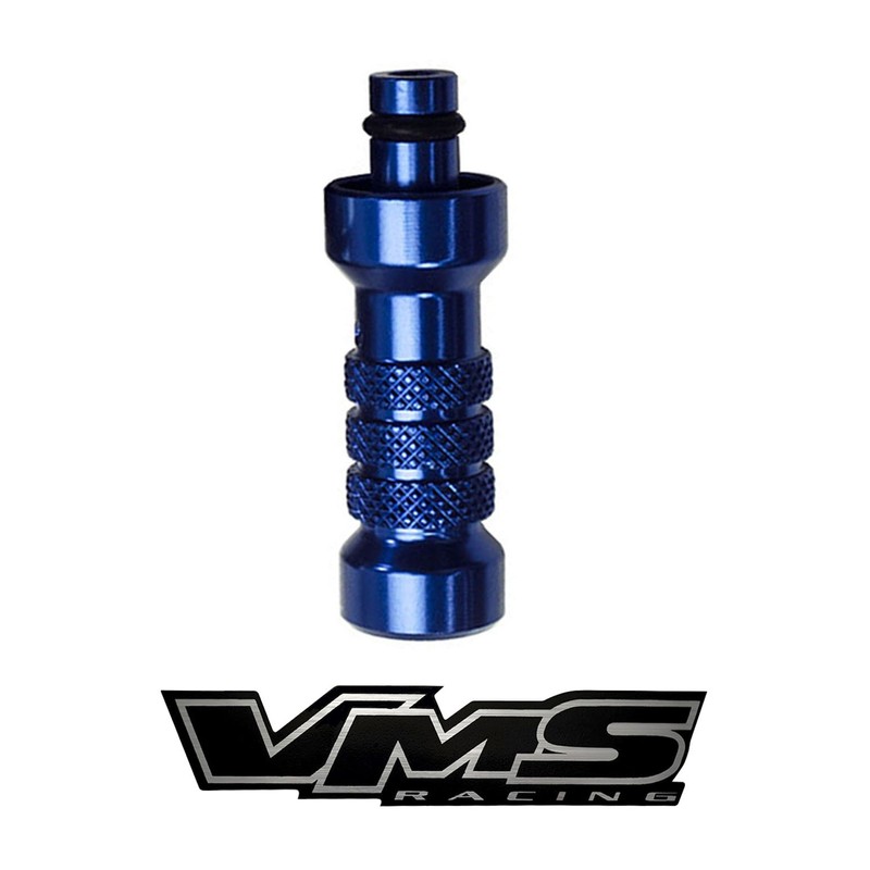 VMS Racing BLUE Engine Oil DIPSTICK HANDLE in Billet Aluminum