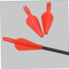 Sosoport 20 Pcs Tail Plastic Material 8mm Size Bow Arrow