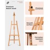 DJAR A Frame Wooden Art Easel for Painting, 57’’-76’’ Adjustable