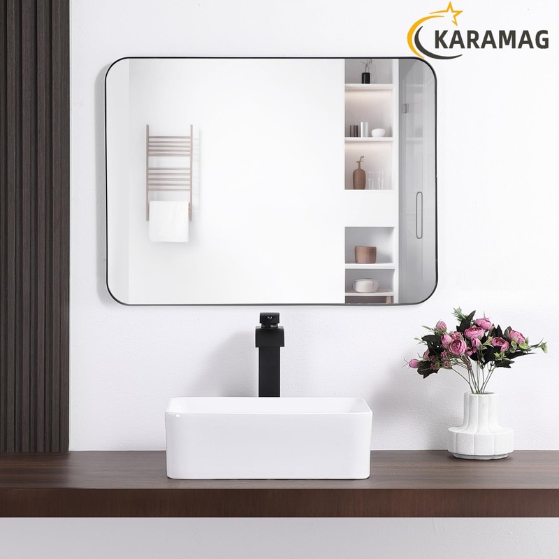 White Vessel Sink Rectangle 16"x12" Bathroom Sink Rectangular Modern Above