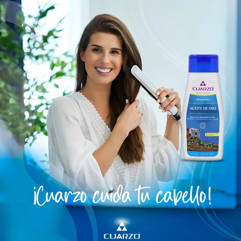 Shampoo Aceite De Oso Cuarzo 550 Ml