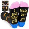 HAPPYPOP Unisex Funny Taco Socks, Novelty Taco Gifts For Men