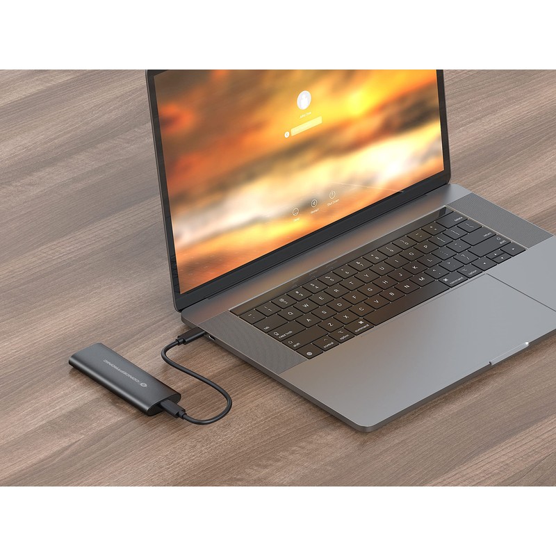 CONCEPTRONIC DANTE04B M.2 SATA/NVMe SSD Enclosure USB-C 3.2 Gen 2